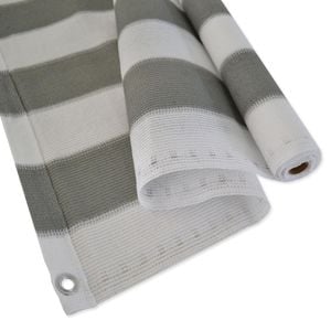 Marquee 1.8 x 3m White Grey Privacy Screen Shade Cloth 