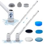 Advwin Electric Spin Scrubber, Cordless Cleaning Brush with 7 Replaceable Brush Heads, Power Scrubber