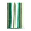 Canningvale Sorrentina Velour Beach Towel Linea Verde Green Stripe 80x160cm