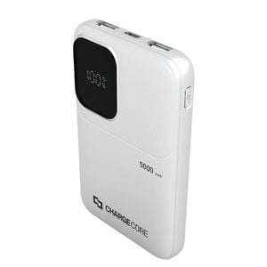 Laser ChargeCore Power Bank 5000mAh (White)