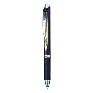 Pentel EnerGel Retractable Metal Tip Pen (0.5mm) (Red)