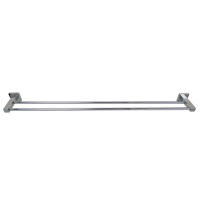 Barelli Piazza 900mm Chrome Double Towel Rail