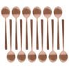 Argon Tableware Stainless Steel Teaspoons - 14.5cm - 12x Durable Rust Resistant Stainless Steel Dishwasher Safe Flatware Set