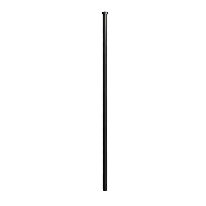 PEAK No-Dig Mesh Fencing 1200mm Black Steel Fence Post
