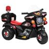 ALFORDSON Ride On Car Kids Police Motorcycle Black