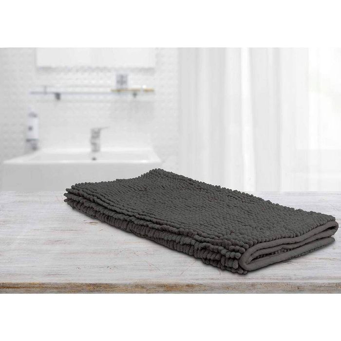 Algodon Toggle Bath Mat 50 x 100cm White