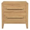 Dion 2-Drawer Bedside Table (Natural)