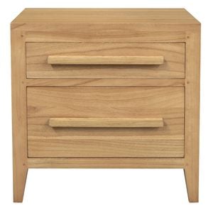 Dion 2-Drawer Bedside Table (Natural)