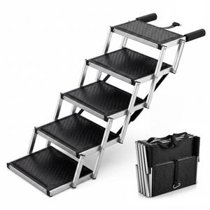 Advwin Pet Stairs For Cars Non-slip Foldable Dog Ramp