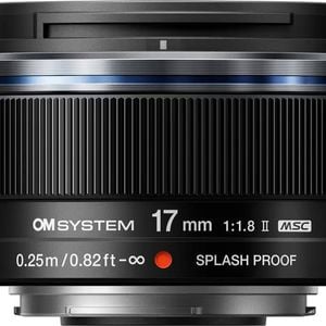 Om System M.zuiko Ed 17mm F/1.8 Ii Lens - Black