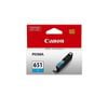 Canon CLI-651C Original Inkjet Ink Cartridge - Cyan Pack - Inkjet