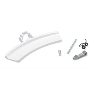 Dryer White Door Handle Assembly 4055237731. Suits Electrolux