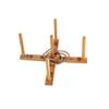 Outdoor Wooden Set Rope Ring Toss Quoits Game