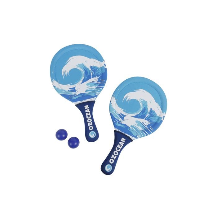 4pc Ozocean Oz Ocean Neoprene Beach Paddle Set Durable for Outdoor Camping 38x21cm