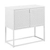 Modern Furniture NEWTON 2 Door Sideboard 82cm - White