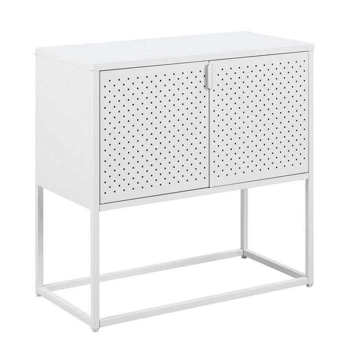 Modern Furniture NEWTON 2 Door Sideboard 82cm - White