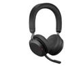 Jabra Evolve2 75 Black: Wireless Headset With Long Battery Life