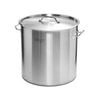 SOGA 18/10 Stainless Steel Stock Pot 35cm 33L