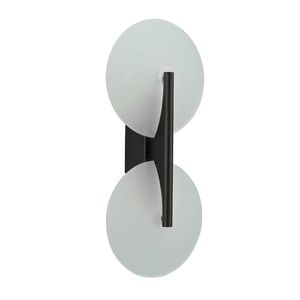 Noble Glass Wall Light - Black