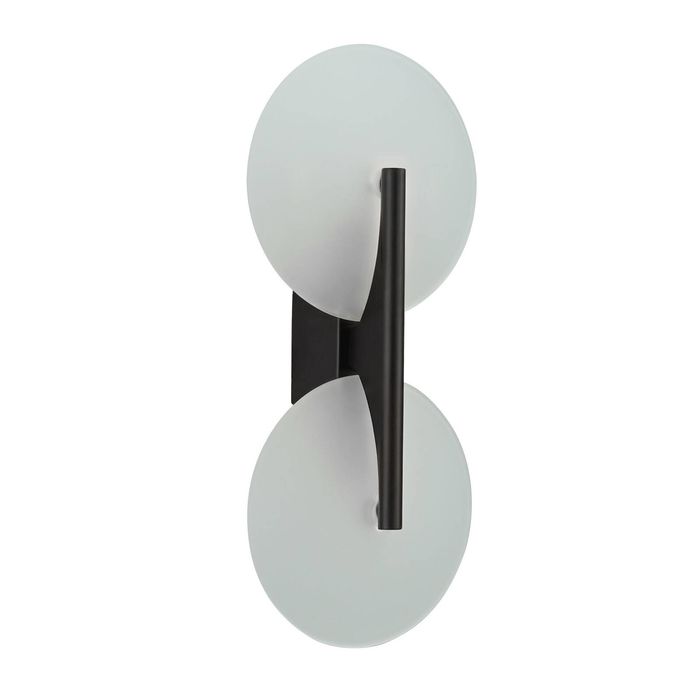 Noble Glass Wall Light - Black