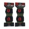 2x 2pc Lift-tech Comp Elastic Support Wrist Wrap Army Green 18in W/ Thumb Loop
