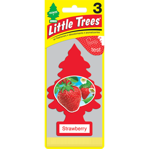 Little Trees Air Freshener Strawberry 3 Pack