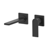 Mondella WELS 6 Star 4.5L/min Black Matte Rococo Wall Basin/Bath Mixer