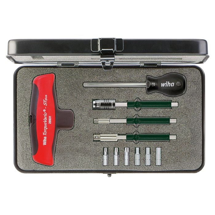 Wiha 12 Piece T-Handle Torque Screwdriver Set TorqueVario-S T 5-14 nm