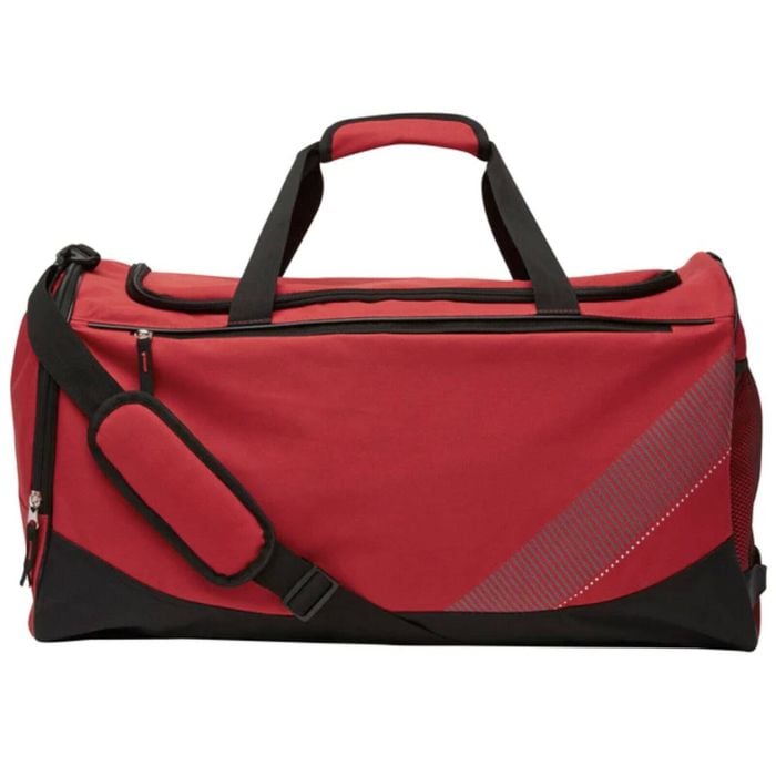 Large Foldable Sports Gym Duffle  Waterproof Travel Duffel Bag Red