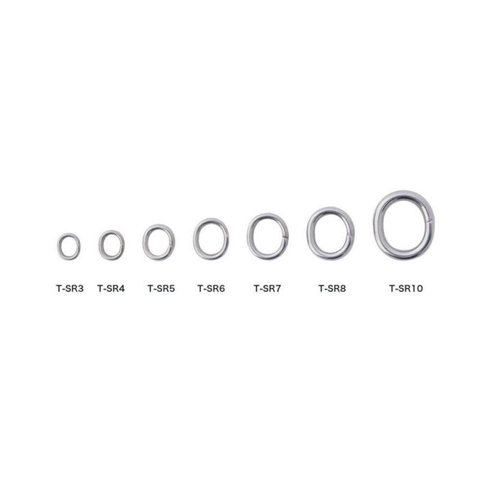 Studio Ocean Mark Track Heavy Duty Split Fishing Ring TSR8, 8pc