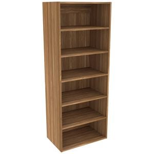 Lugna 1536 x 750 x 380mm Cove Ready to Assemble Robe Insert 5 Shelf Unit