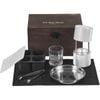 VEVOR Ice Ball Press Kit Silver Aircraft Al Alloy with Block Mold Drip Tray for Whiskey