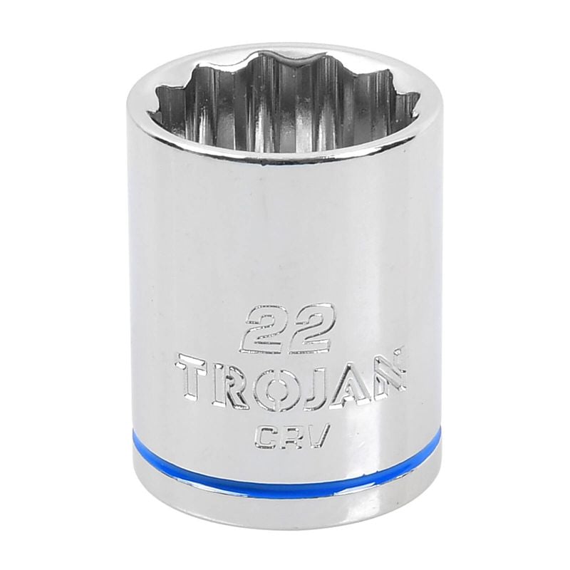 Trojan 22mm Socket 1/2" Drive 