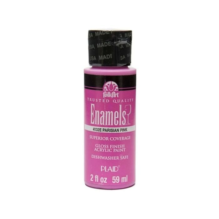 Folk Art 59ml Parisian Pink Enamel Paint