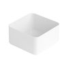 Inabox 1.8L White Cotton Stackable Organiser