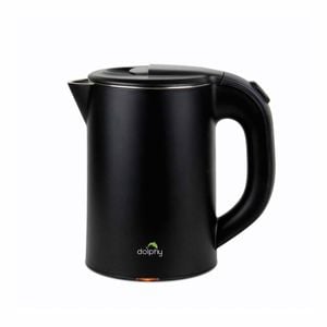 Dolphy 0.8l Stainless Steel Electric Kettle Black