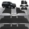 6D Diamond Car Floor Mats for Toyota LandCruiser 200 2012-2021 GX GXL-Ultimate Set-Black-Outback GT