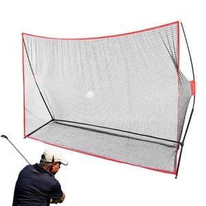 Portable Golf Hitting Net Practice Driving Indoor Outdoor with Carry Bag