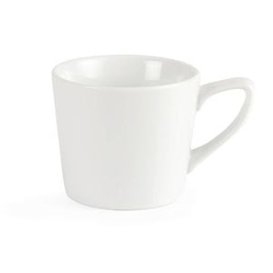 Olympia Whiteware Low Cups Vitrified Porcelain White 200ml 12 Pack