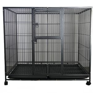 Yes4pets Xxl Pet Dog Cat Parrot Cage Metal Crate Kennel Portable Puppy Cat Rabbit House