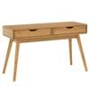 Modern Furniture LAMAR Console Table with 2 Drawers 122cm - Natural