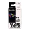 Casio Black on White Label (12mm)