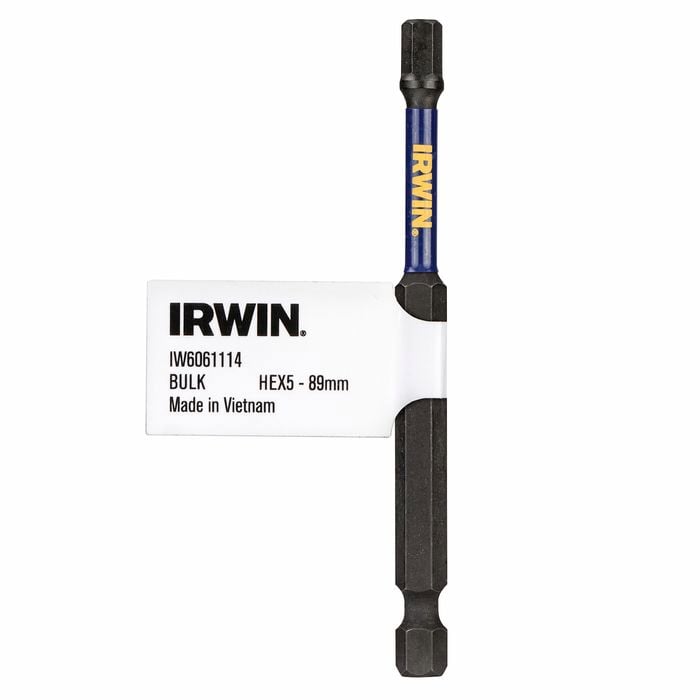 IRWIN 89mm Hex 5 Bulk Impact Pro Performance