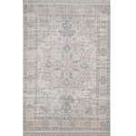 Rug Polyester Fringed Bushara Pink 160 x 230cm