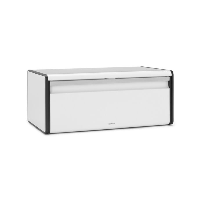 Brabantia Stainless Steel Fall Front Breadbin - Matte White