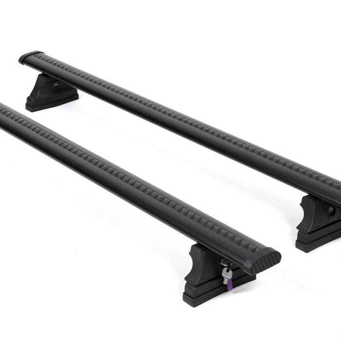Wizard V3 155CM Roof Racks for Renault Trafic with factory point mount (2001-2023) Set of 4 - Black