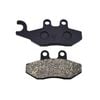 XYT WORLD Organic Brake Pads For Piaggio VESPA 3Wheels 125cc MP3 Touring 125ie MP3 Business LT 300 ie etc