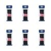 6x 6pc Malli Black 8m  Sewing Embroidery Cross-stitch Thread