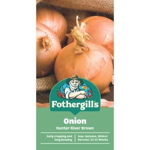 Fothergill's Hunter River Brown Onion Vegetable Seeds