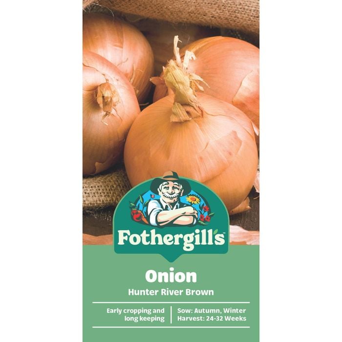 Fothergill's Hunter River Brown Onion Vegetable Seeds